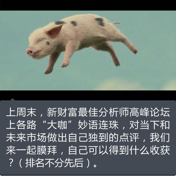 干货：新财富分析师“密会”说了啥
