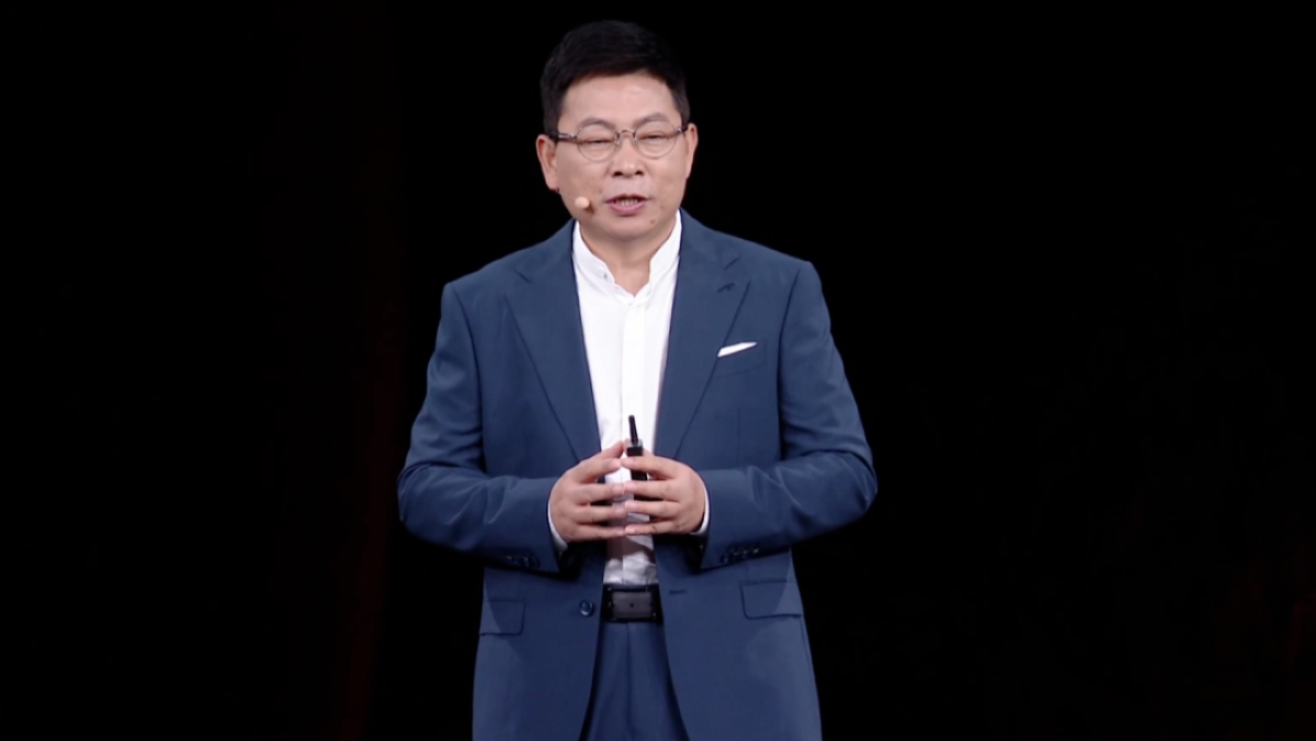 余承东竹知了后首次亮相，没讲1000万以内和遥遥领先