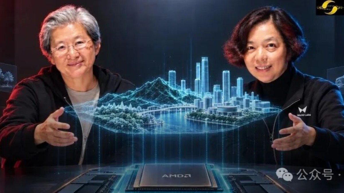 刚刚，苏妈李飞飞两大女王合体！AMD 550亿吞下世界模型