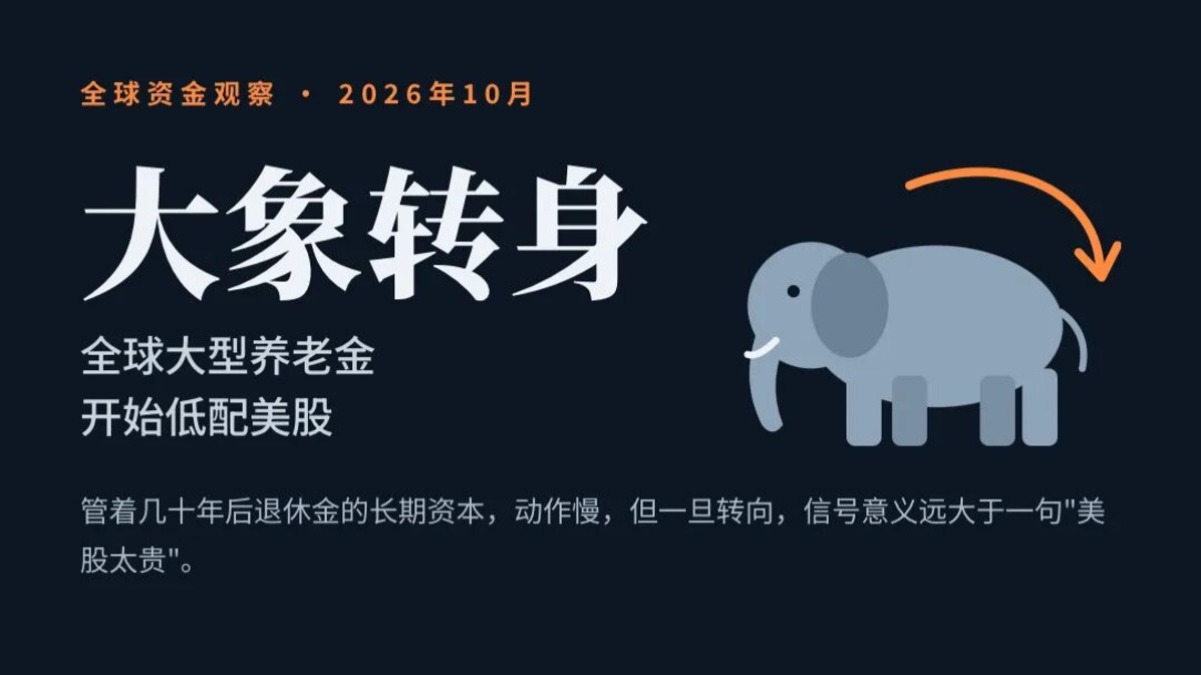 大象转身：全球养老金开始降低美股配置